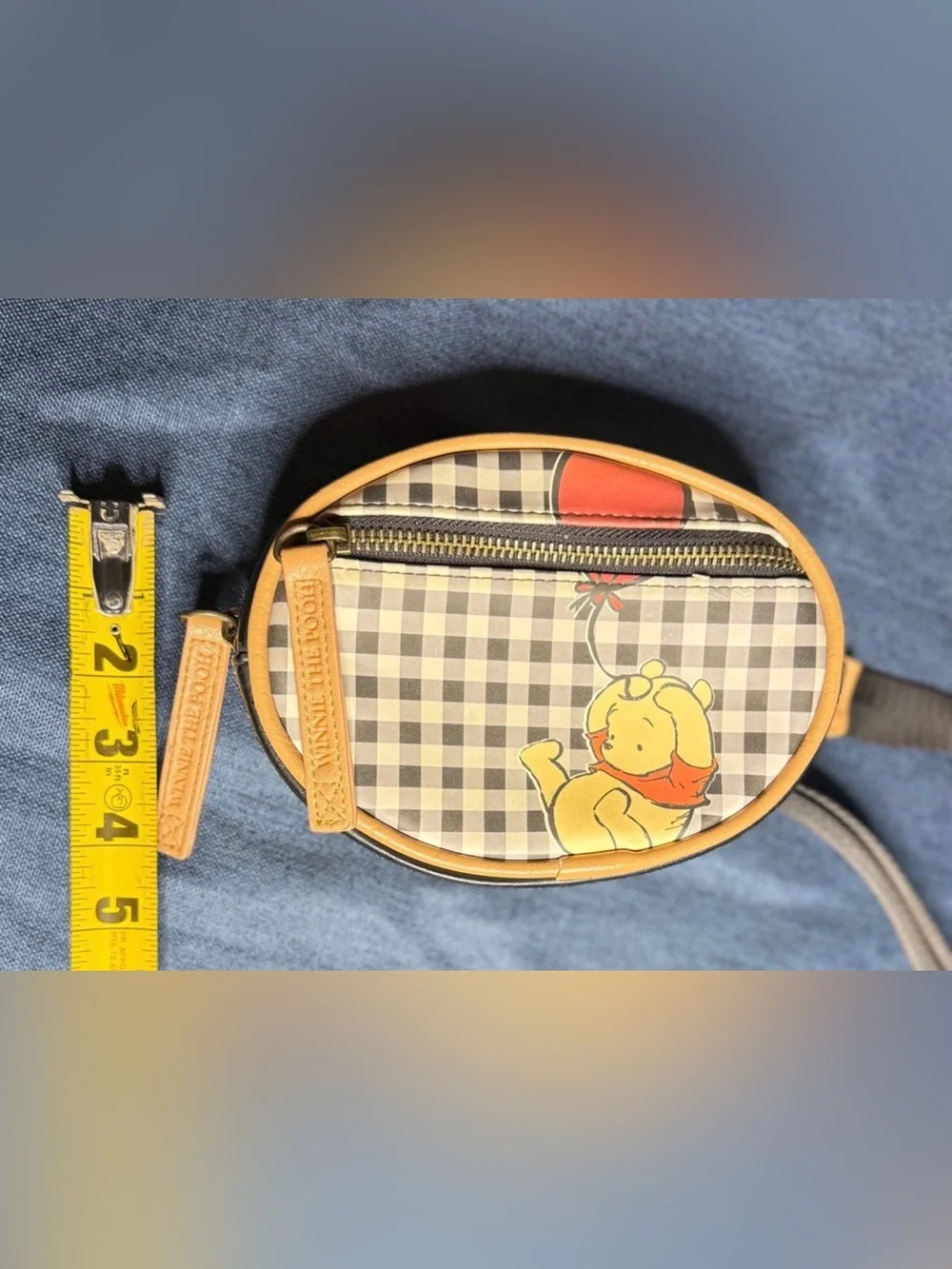 Loungefly Women’s Disney Winnie the Pooh Plaid Black Fanny Pack